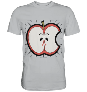 Fruchtige Energie – Humorvolles und dynamisches Apfel-Design - Premium Shirt Bright Lights Arts