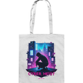 Futuristische Hacking Szene im Cyberpunk Stil - Baumwolltasche Bright Lights Arts