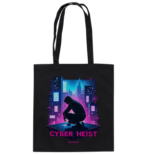 Futuristische Hacking Szene im Cyberpunk Stil - Baumwolltasche Bright Lights Arts
