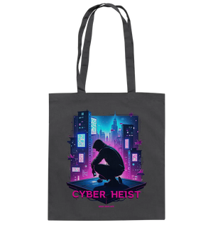 Futuristische Hacking Szene im Cyberpunk Stil - Baumwolltasche Bright Lights Arts