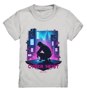 Futuristische Hacking Szene im Cyberpunk Stil - Kids Premium Shirt Bright Lights Arts