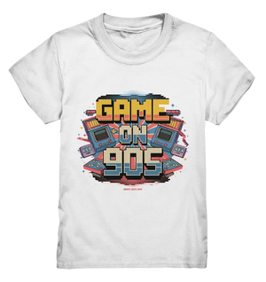GAME ON 90S Retro Gaming Design - Kids Premium Shirt Bright Lights Arts