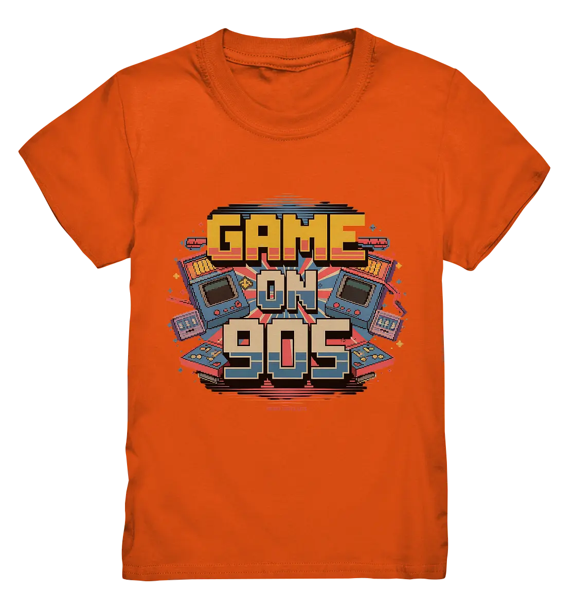 GAME ON 90S Retro Gaming Design - Kids Premium Shirt Bright Lights Arts