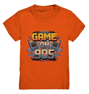GAME ON 90S Retro Gaming Design - Kids Premium Shirt Bright Lights Arts