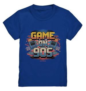 GAME ON 90S Retro Gaming Design - Kids Premium Shirt Bright Lights Arts