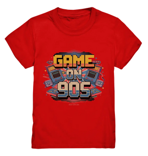 GAME ON 90S Retro Gaming Design - Kids Premium Shirt Bright Lights Arts