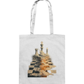 Game of Strategy – Dynamisches Schachdesign voller Energie - Baumwolltasche Bright Lights Arts