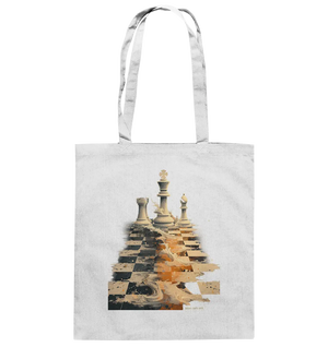 Game of Strategy – Dynamisches Schachdesign voller Energie - Baumwolltasche Bright Lights Arts