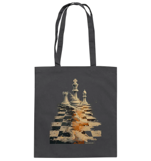 Game of Strategy – Dynamisches Schachdesign voller Energie - Baumwolltasche Bright Lights Arts