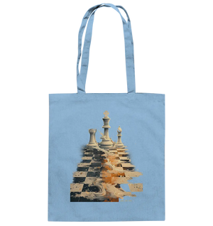 Game of Strategy – Dynamisches Schachdesign voller Energie - Baumwolltasche Bright Lights Arts