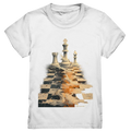 Game of Strategy – Dynamisches Schachdesign voller Energie - Kids Premium Shirt Bright Lights Arts