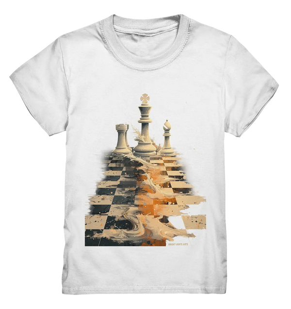 Game of Strategy – Dynamisches Schachdesign voller Energie - Kids Premium Shirt Bright Lights Arts