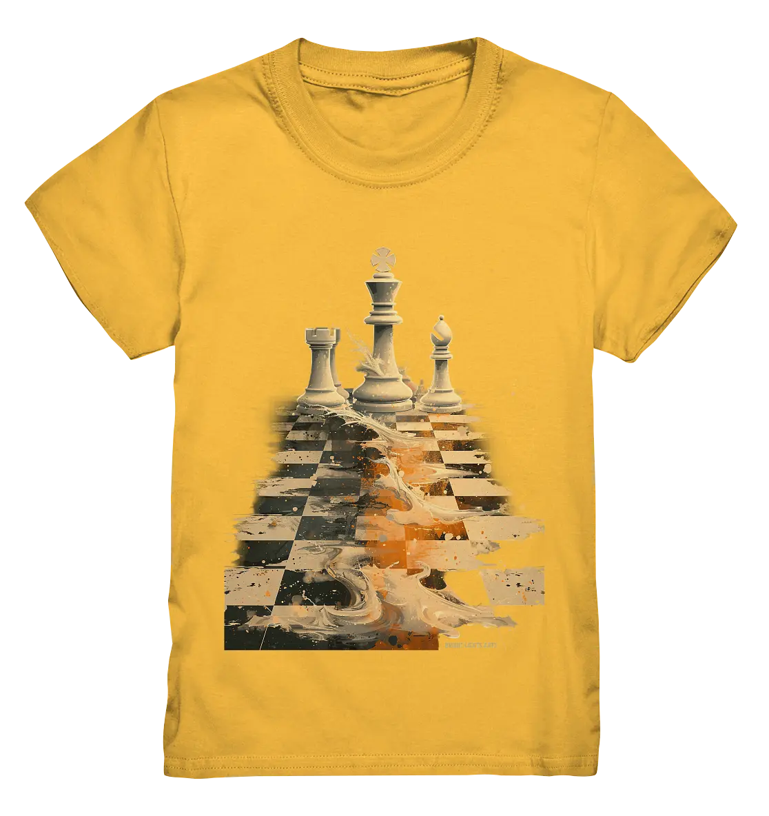 Game of Strategy – Dynamisches Schachdesign voller Energie - Kids Premium Shirt Bright Lights Arts