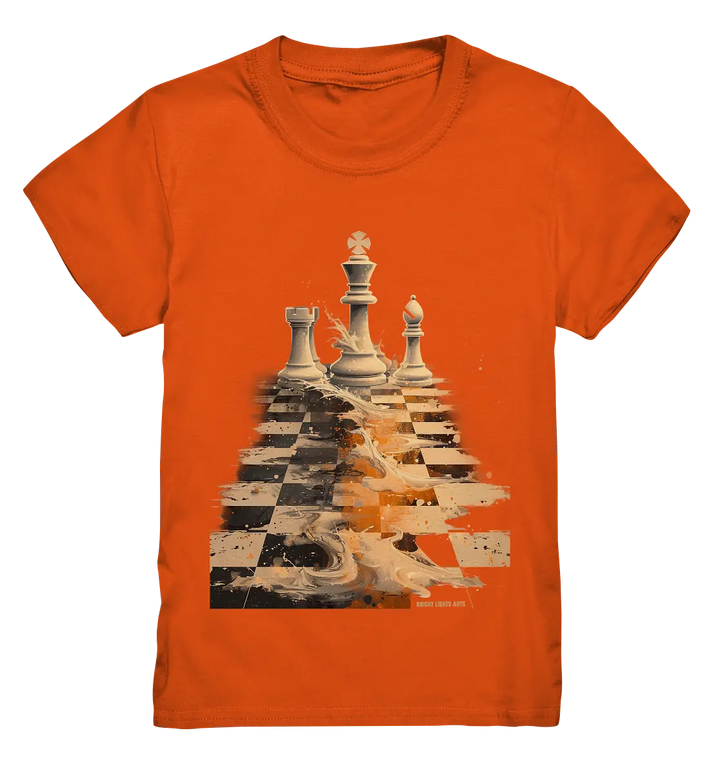 Game of Strategy – Dynamisches Schachdesign voller Energie - Kids Premium Shirt Bright Lights Arts