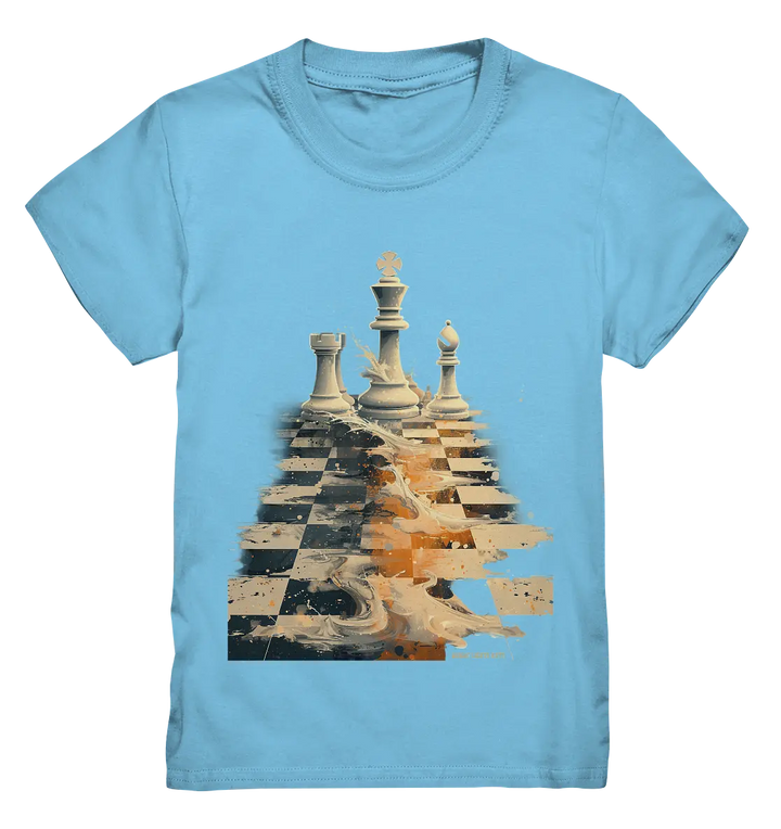 Game of Strategy – Dynamisches Schachdesign voller Energie - Kids Premium Shirt Bright Lights Arts