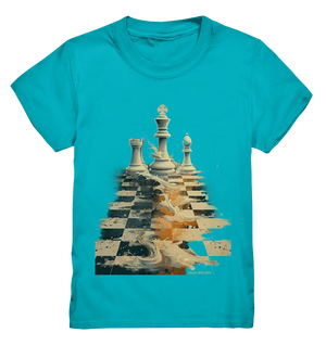 Game of Strategy – Dynamisches Schachdesign voller Energie - Kids Premium Shirt Bright Lights Arts