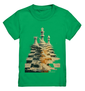 Game of Strategy – Dynamisches Schachdesign voller Energie - Kids Premium Shirt Bright Lights Arts