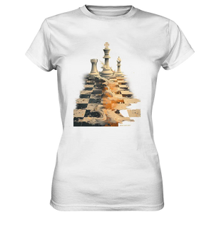 Game of Strategy – Dynamisches Schachdesign voller Energie - Ladies Premium Shirt Bright Lights Arts