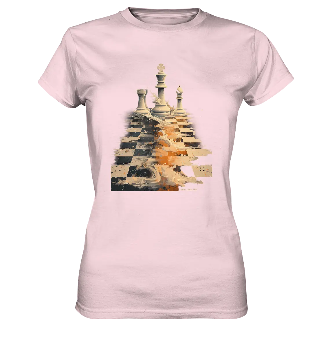 Game of Strategy – Dynamisches Schachdesign voller Energie - Ladies Premium Shirt Bright Lights Arts
