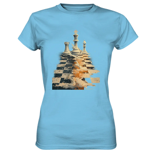 Game of Strategy – Dynamisches Schachdesign voller Energie - Ladies Premium Shirt Bright Lights Arts