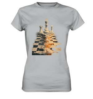 Game of Strategy – Dynamisches Schachdesign voller Energie - Ladies Premium Shirt Bright Lights Arts