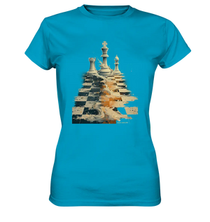 Game of Strategy – Dynamisches Schachdesign voller Energie - Ladies Premium Shirt Bright Lights Arts