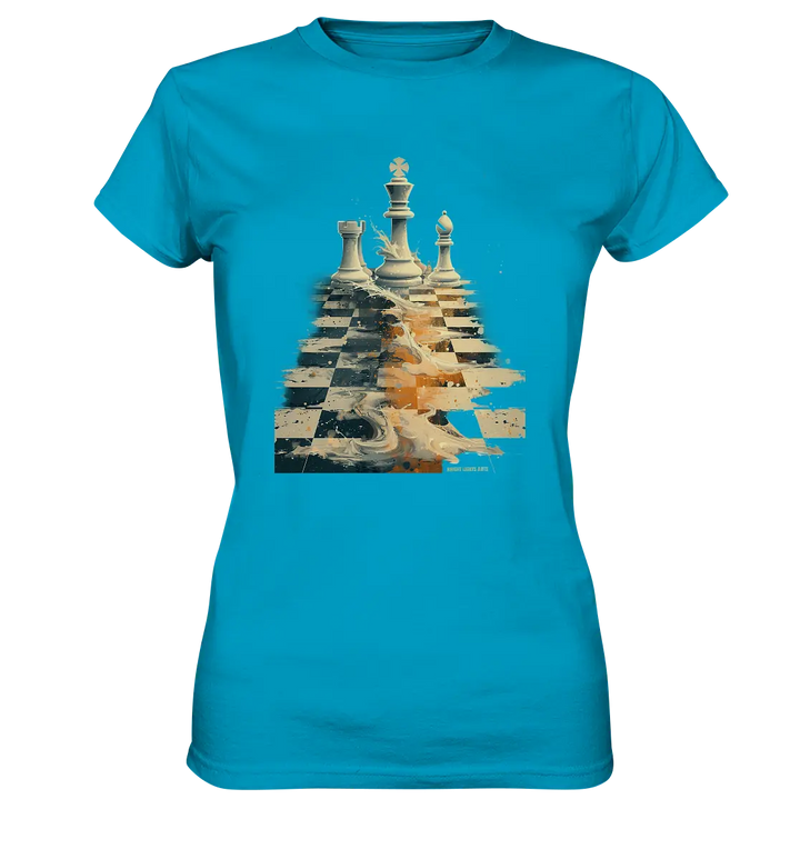 Game of Strategy – Dynamisches Schachdesign voller Energie - Ladies Premium Shirt Bright Lights Arts