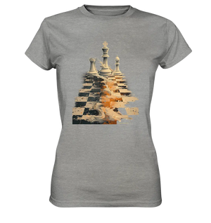 Game of Strategy – Dynamisches Schachdesign voller Energie - Ladies Premium Shirt Bright Lights Arts