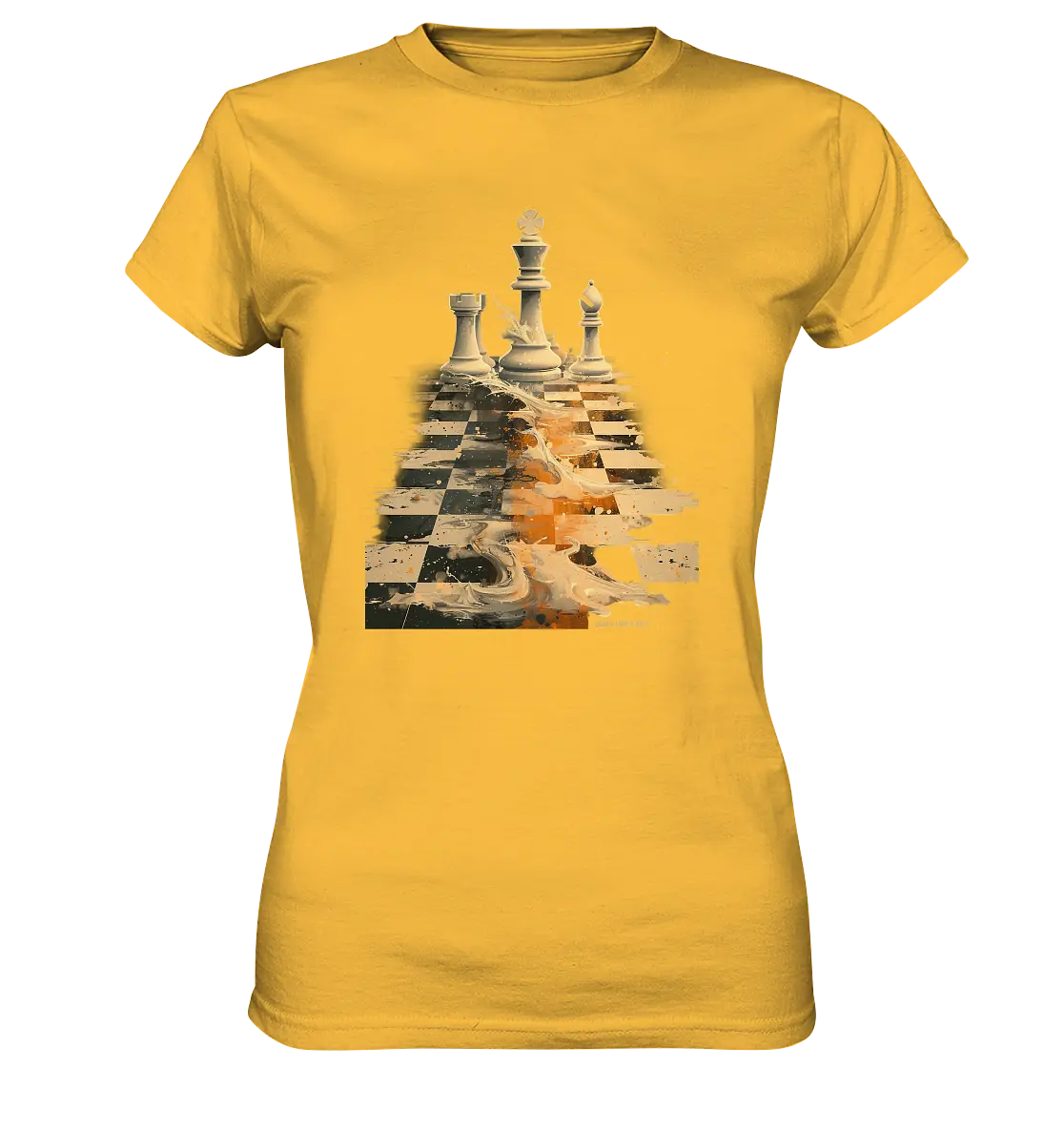 Game of Strategy – Dynamisches Schachdesign voller Energie - Ladies Premium Shirt Bright Lights Arts