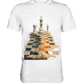 Game of Strategy – Dynamisches Schachdesign voller Energie - Premium Shirt Bright Lights Arts