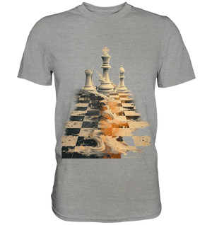 Game of Strategy – Dynamisches Schachdesign voller Energie - Premium Shirt Bright Lights Arts