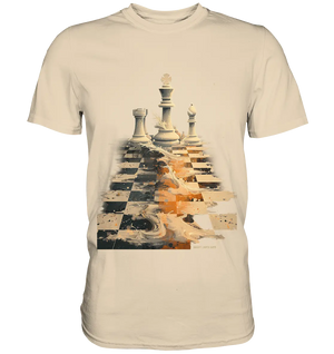 Game of Strategy – Dynamisches Schachdesign voller Energie - Premium Shirt Bright Lights Arts