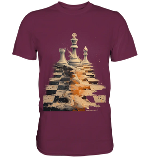 Game of Strategy – Dynamisches Schachdesign voller Energie - Premium Shirt Bright Lights Arts