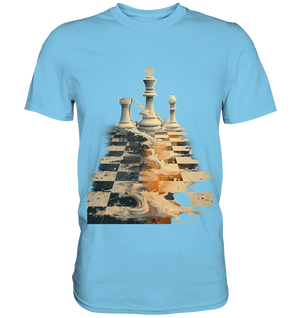 Game of Strategy – Dynamisches Schachdesign voller Energie - Premium Shirt Bright Lights Arts