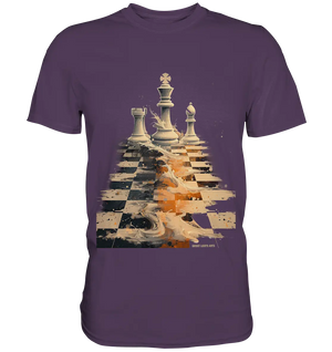 Game of Strategy – Dynamisches Schachdesign voller Energie - Premium Shirt Bright Lights Arts