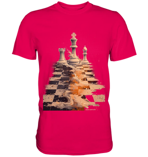 Game of Strategy – Dynamisches Schachdesign voller Energie - Premium Shirt Bright Lights Arts