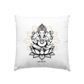 Ganesha im Goldenen Mandala – Spirituelle Harmonie - Kissen 40x40cm Bright Lights Arts