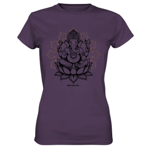 Ganesha im Goldenen Mandala – Spirituelle Harmonie - Ladies Premium Shirt Bright Lights Arts