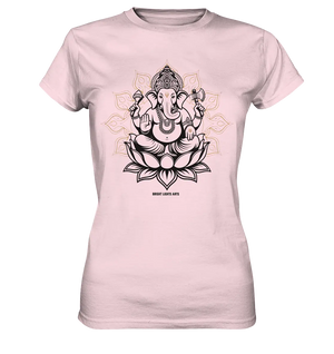 Ganesha im Goldenen Mandala – Spirituelle Harmonie - Ladies Premium Shirt Bright Lights Arts