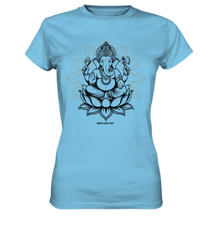 Ganesha im Goldenen Mandala – Spirituelle Harmonie - Ladies Premium Shirt Bright Lights Arts