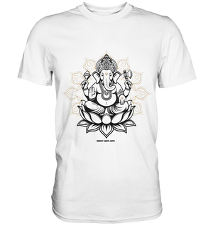 Ganesha im Goldenen Mandala – Spirituelle Harmonie - Premium Shirt Bright Lights Arts