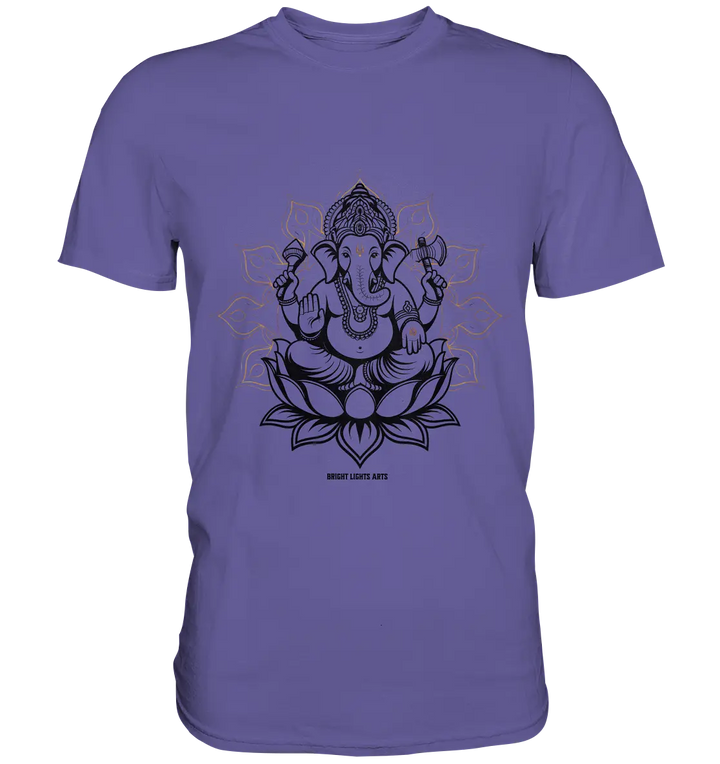 Ganesha im Goldenen Mandala – Spirituelle Harmonie - Premium Shirt Bright Lights Arts