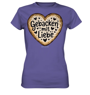 Gebacken mit Liebe – Herzgebäck - Ladies Premium Shirt Bright Lights Arts