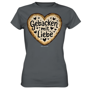Gebacken mit Liebe – Herzgebäck - Ladies Premium Shirt Bright Lights Arts