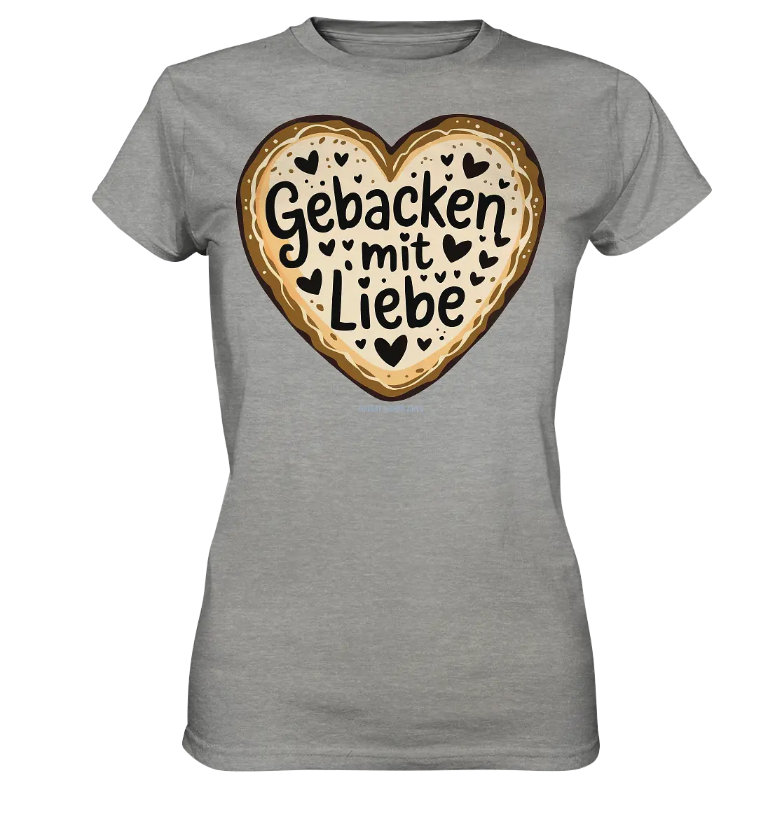 Gebacken mit Liebe – Herzgebäck - Ladies Premium Shirt Bright Lights Arts