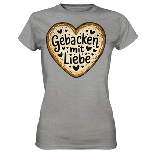 Gebacken mit Liebe – Herzgebäck - Ladies Premium Shirt Bright Lights Arts