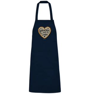 Gebacken mit Liebe – Herzgebäck - Organic Grillschürze Bright Lights Arts