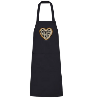 Gebacken mit Liebe – Herzgebäck - Organic Grillschürze Bright Lights Arts