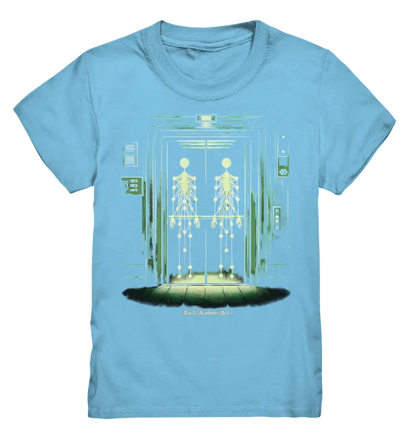 Geisterjagd im alten Aufzug Kinect Spuk - Kids Premium Shirt Bright Lights Arts