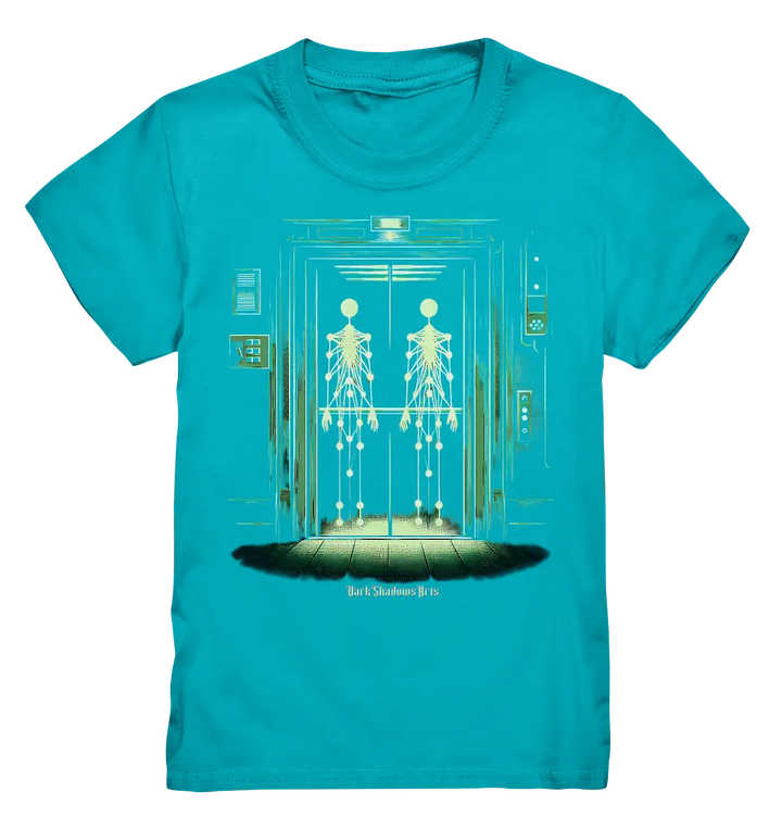 Geisterjagd im alten Aufzug Kinect Spuk - Kids Premium Shirt Bright Lights Arts